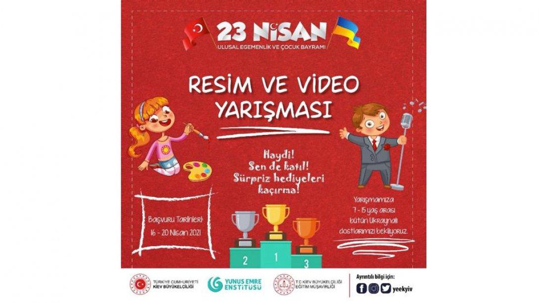 23 Nisan Ulusal Egemenlik ve Çocuk Bayramı Resim ve Video Yarışması